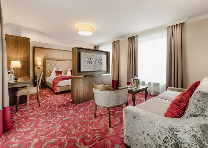מלון Norica - Thermenhotels Gastein Mit Dem Bademantel Direkt In Therme באד הופגסטין